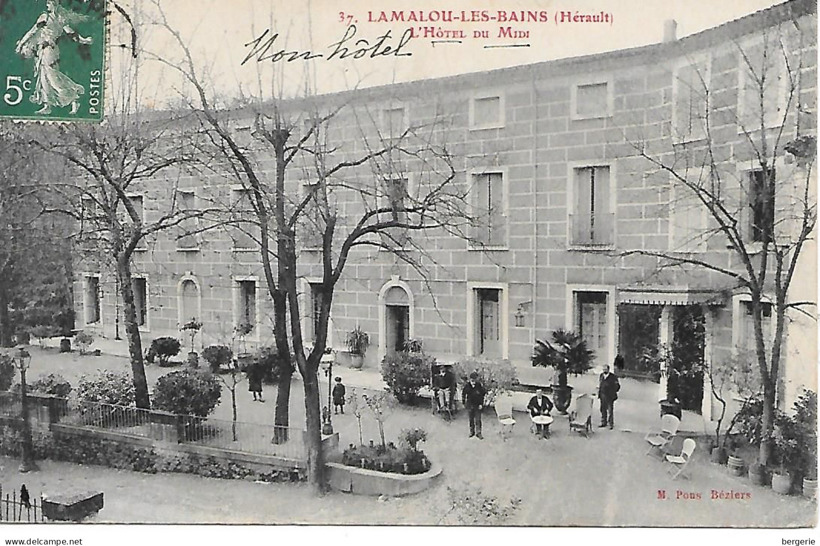 C/260              34    Lamalou Les Bains    -    L'hotel Du Midi - Lamalou Les Bains