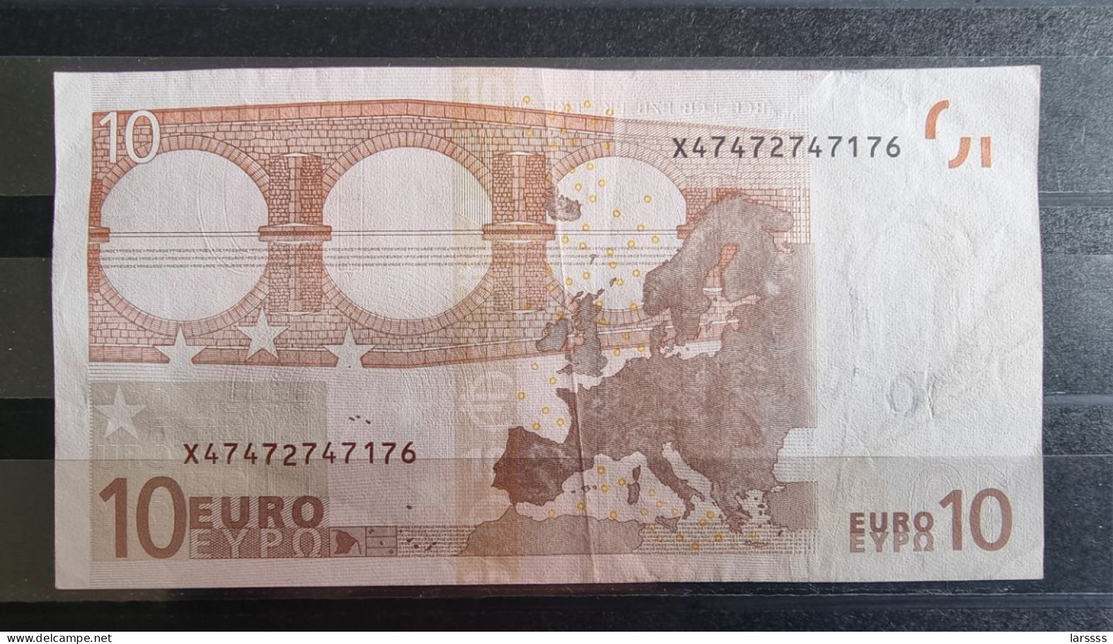 1 X 10€ Euro Trichet R021A2 X47472747176 RARE Number - 10 Euro