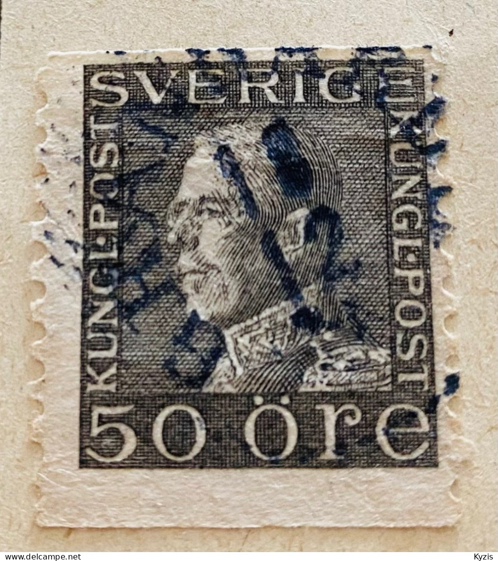 Suède - 1921 - N° 192b. Roi Gustave V, Profil Gauche - Gebruikt