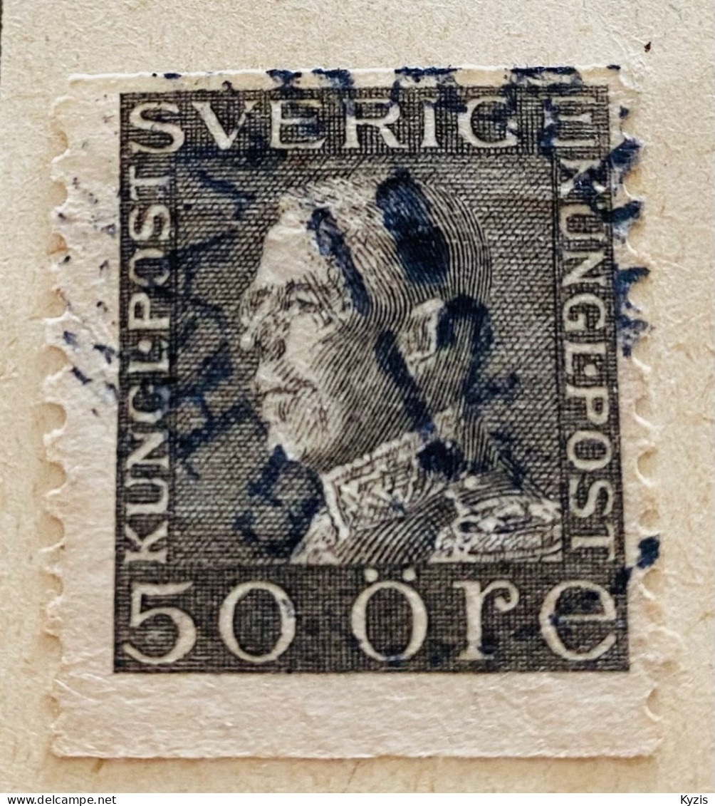 Suède - 1921 - N° 192b. Roi Gustave V, Profil Gauche - Gebraucht