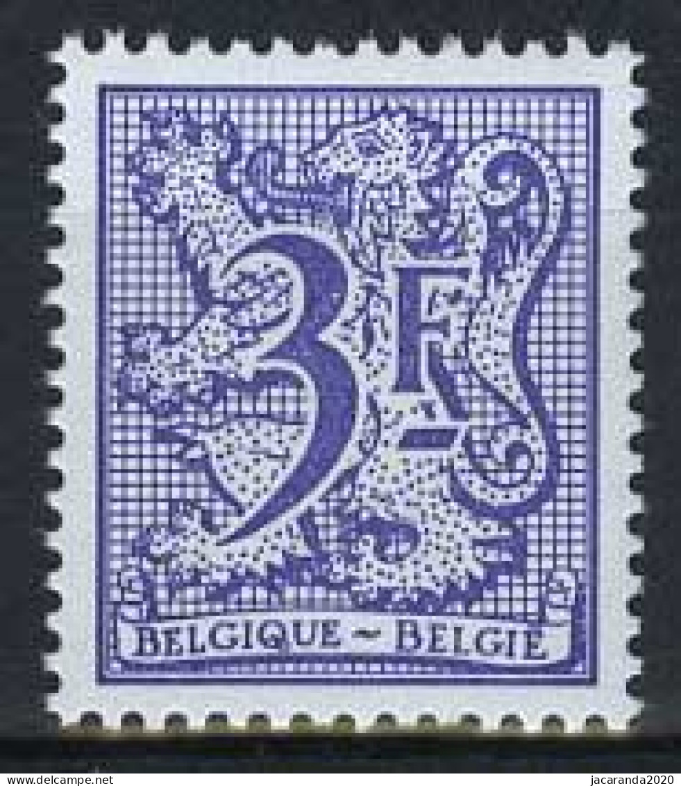 België 1904P6a ** - Cijfer Op Heraldieke Leeuw En Wimpel - EPACAR Papier - Papier EPACAR - 1977-1985 Chiffre Sur Lion