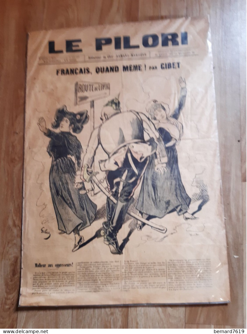 Journal  - Le Pilori - 19 Juin 1887 - N° 61 - Francais Quand Meme  Par Gibet - Route De Leipzig - 1850 - 1899