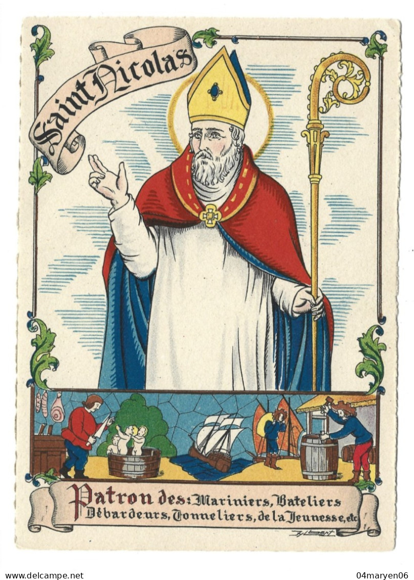 ***  SAINT  NICOLAS  ***   -  Les Saints Patrons  /  Patron Des...........  -  Zie / Voir / See / Scan's - Saint-Nicholas Day