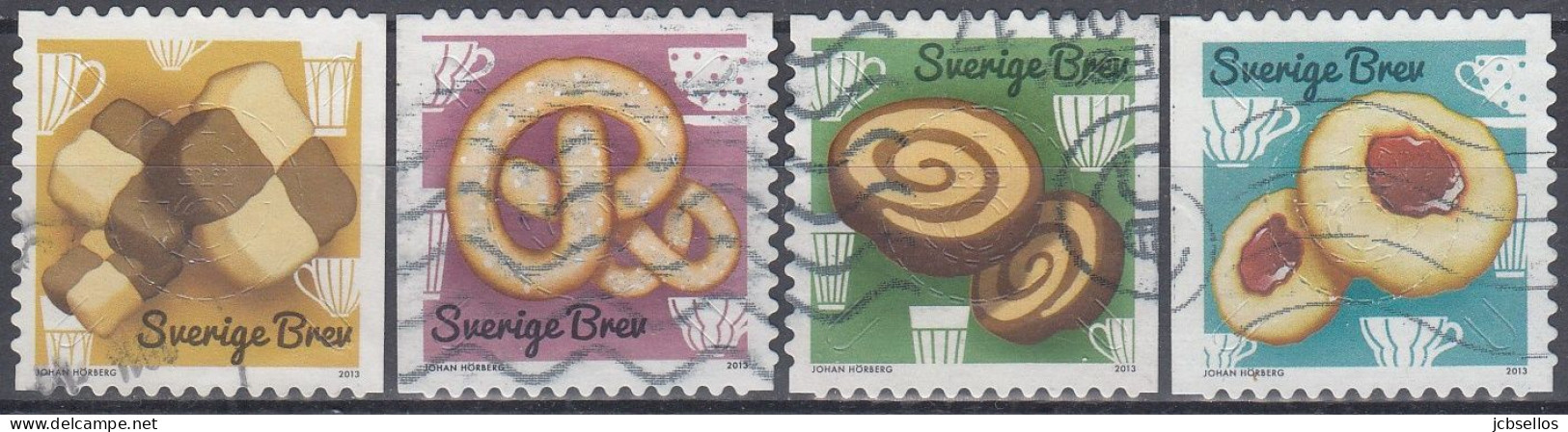 SUECIA 2013 Nº 2917/2920 USADO - Used Stamps