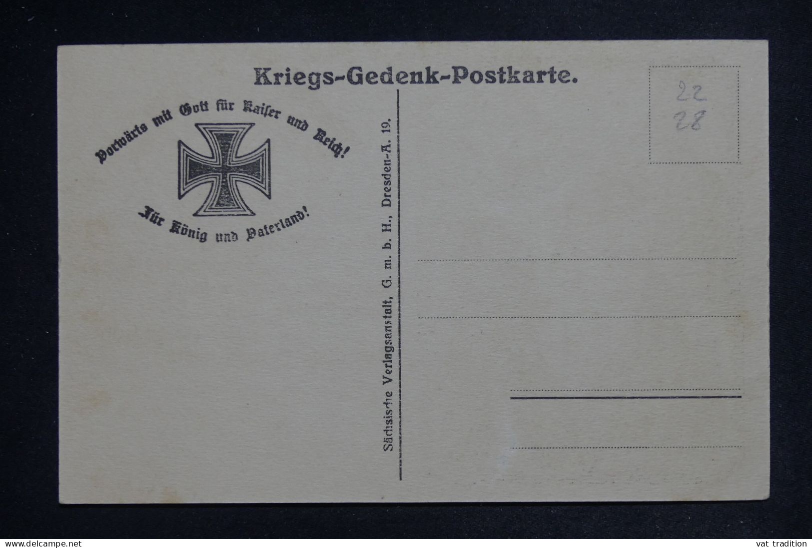 MILITARIA - Carte Postale Patriotique Allemande - L 151848 - Patriottisch