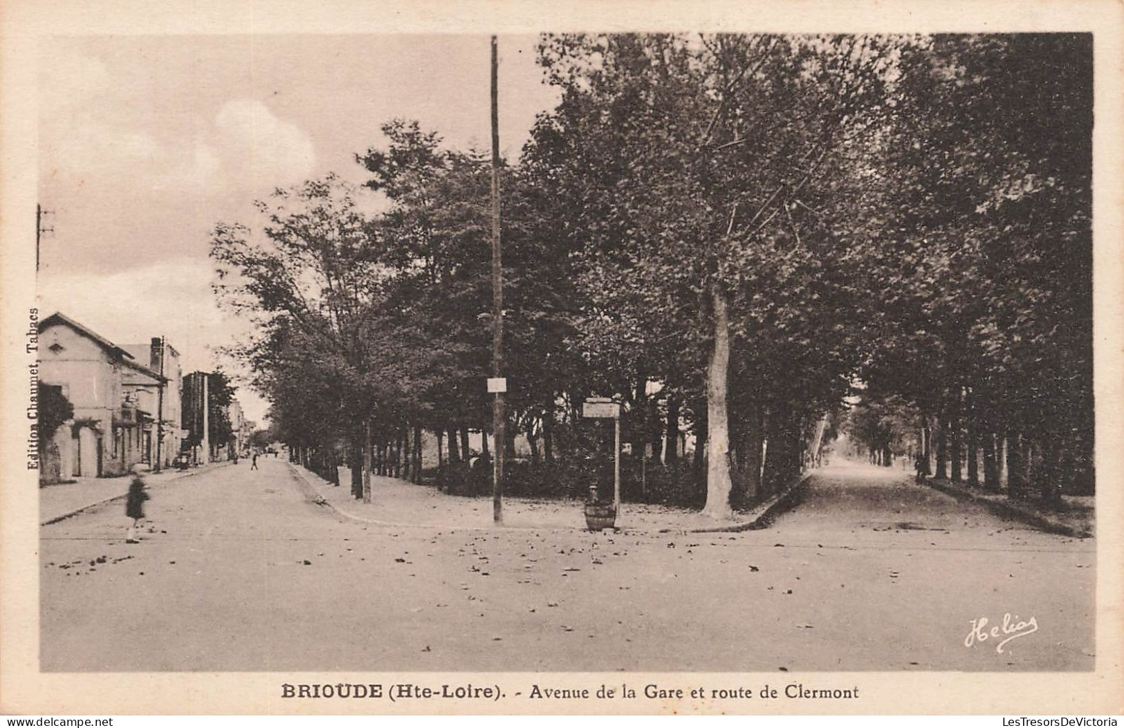 FRANCE - Brioude - Avenue De La Gare Et Route De Clermont - Carte Postale - Brioude