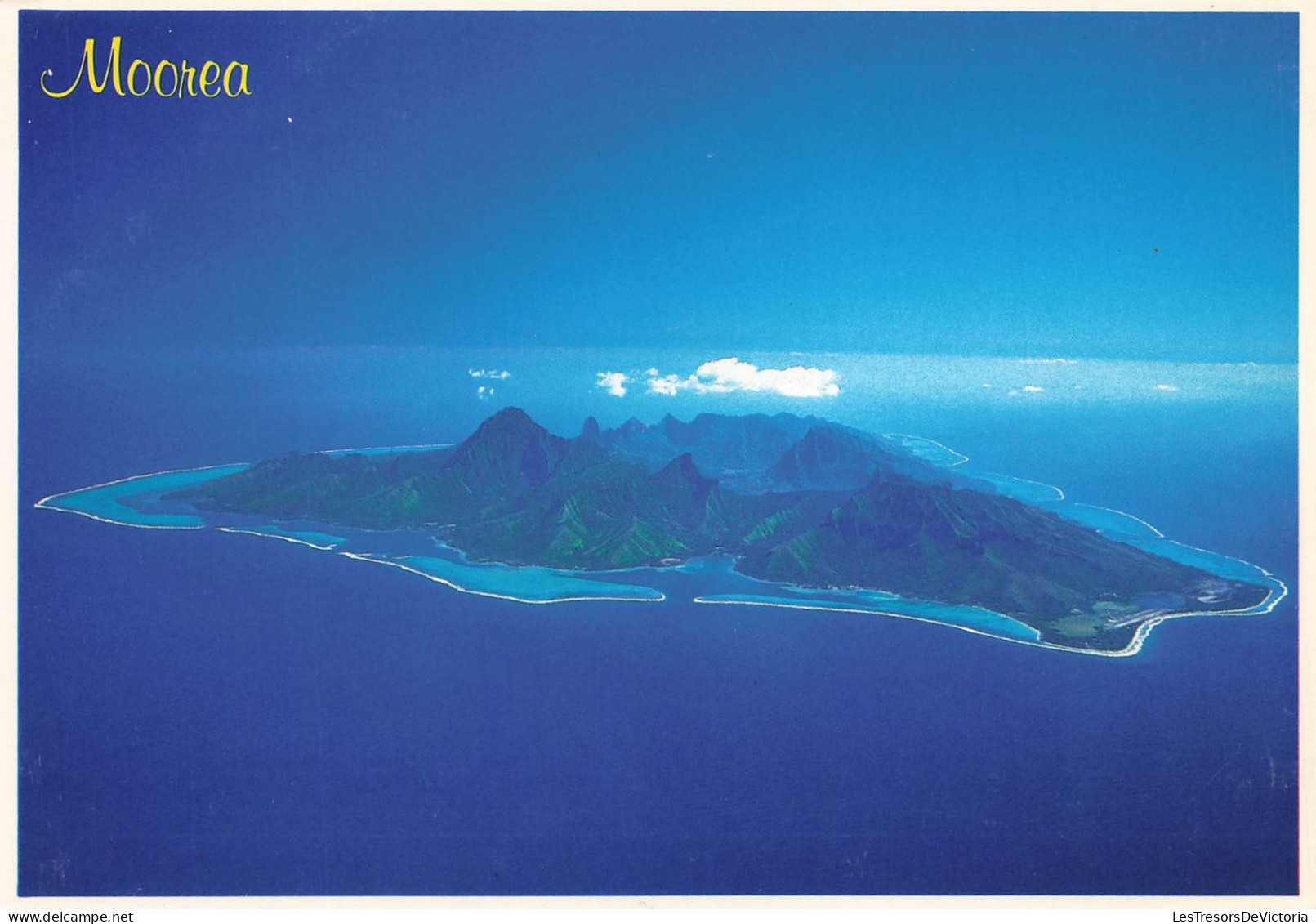 POLYNESIE FRANCAISE - Moorea - Ile - Vue Aérienne De L'Ile De Moorea - Carte Postale - Polynésie Française