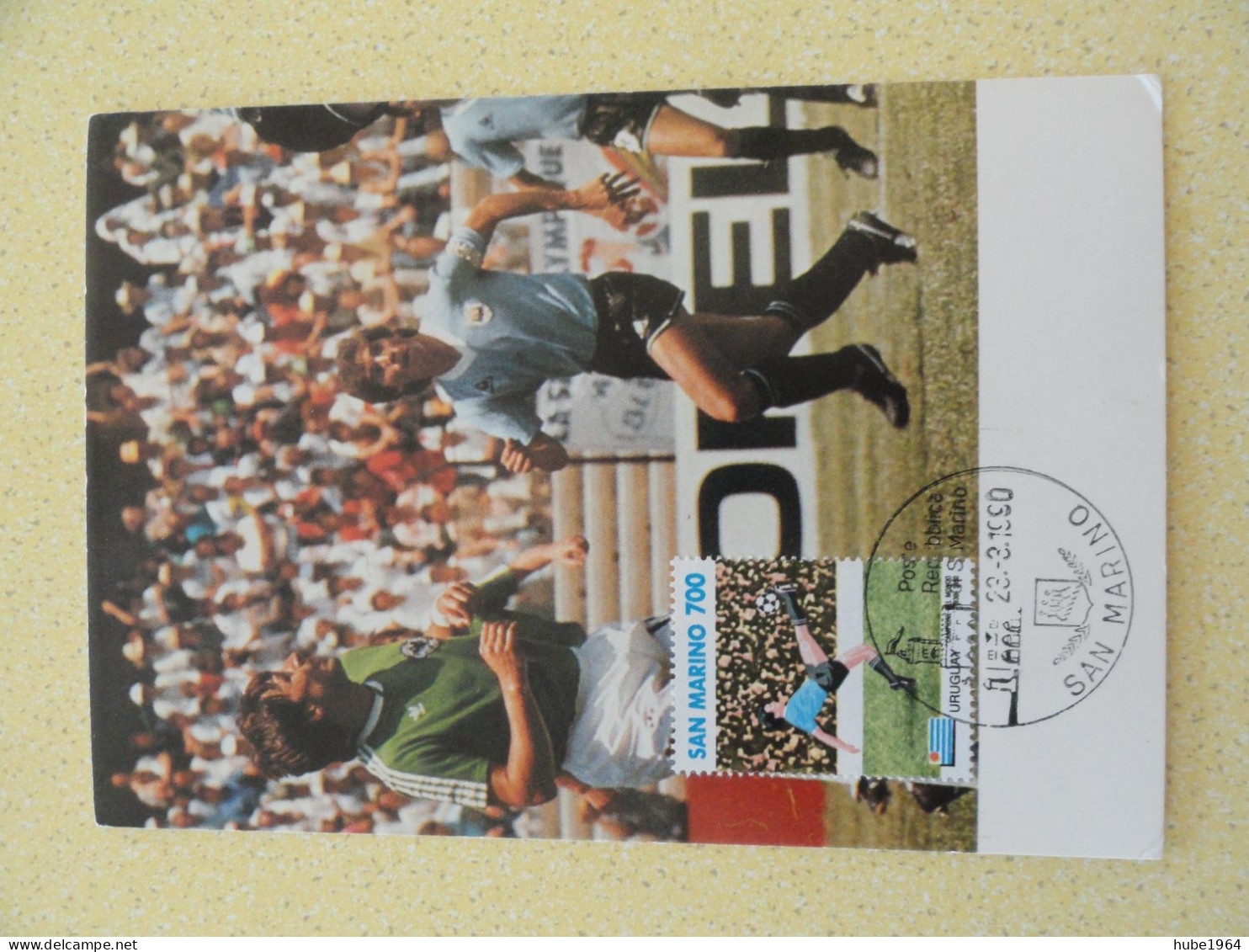 CARTE MAXIMUM CARD ENZO FRANCESCOLI URUGUAY - 1990 – Italia