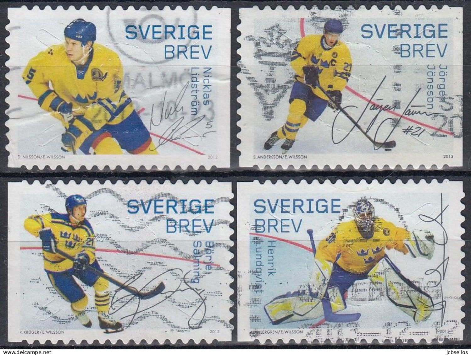 SUECIA 2013 Nº 2903/2906 USADO - Used Stamps