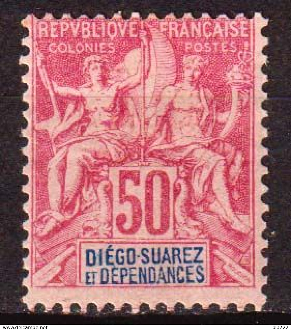 Diego Suarez 1892 Y.T.35 */MH VF/F - Unused Stamps