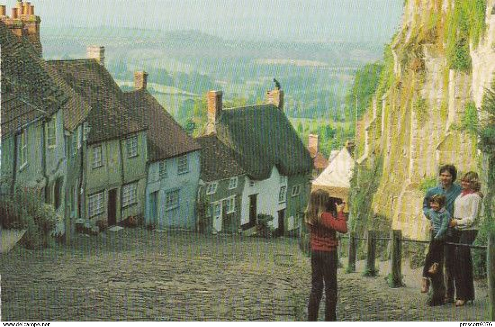 Gold Hill Shaftesbury - Dorset - Unused Postcard - Dor2 - Otros & Sin Clasificación