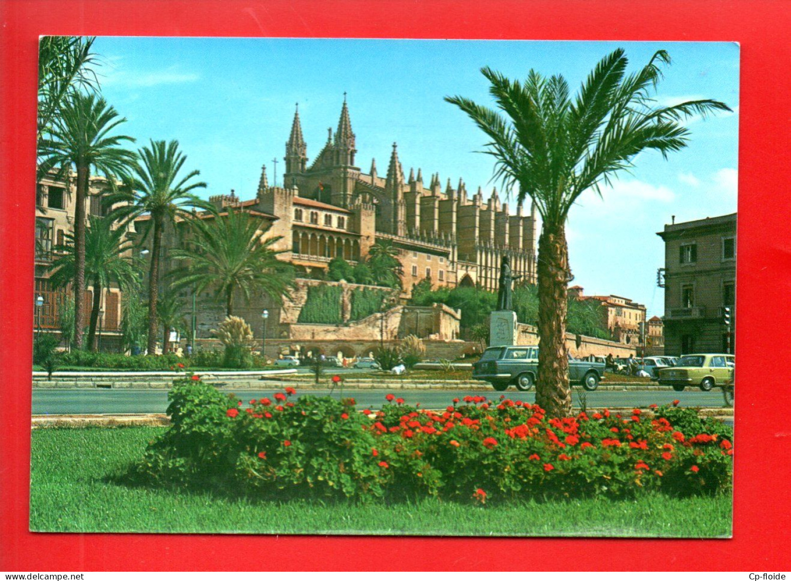 ESPAGNE . ESPAÑA . ISLAS BALEARES . PALMA DE MALLORCA . CATEDRAL Y PALACIO DE LA ALMUDAINA - Réf. N°38898 - - Mallorca