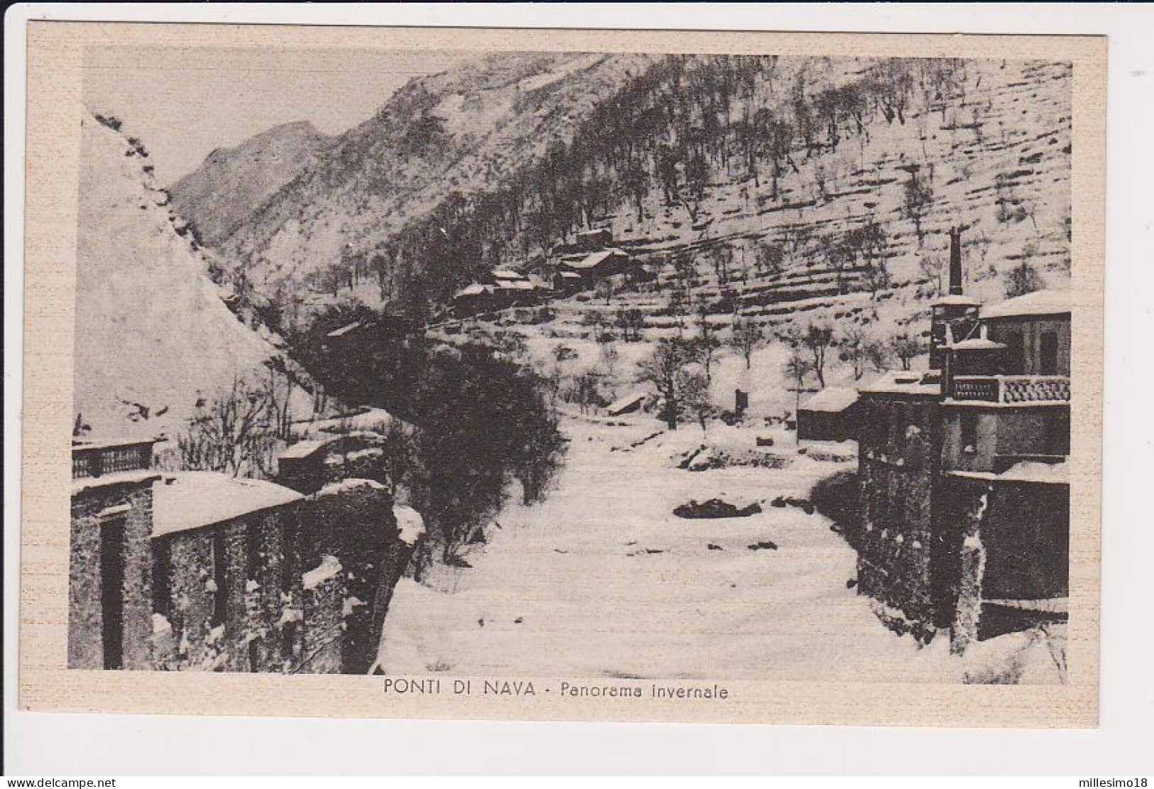 Italia Ponti Di Nava Ormea Panorama Invernale Ed. Aggaccio FP NVG 2 Scan - Cuneo