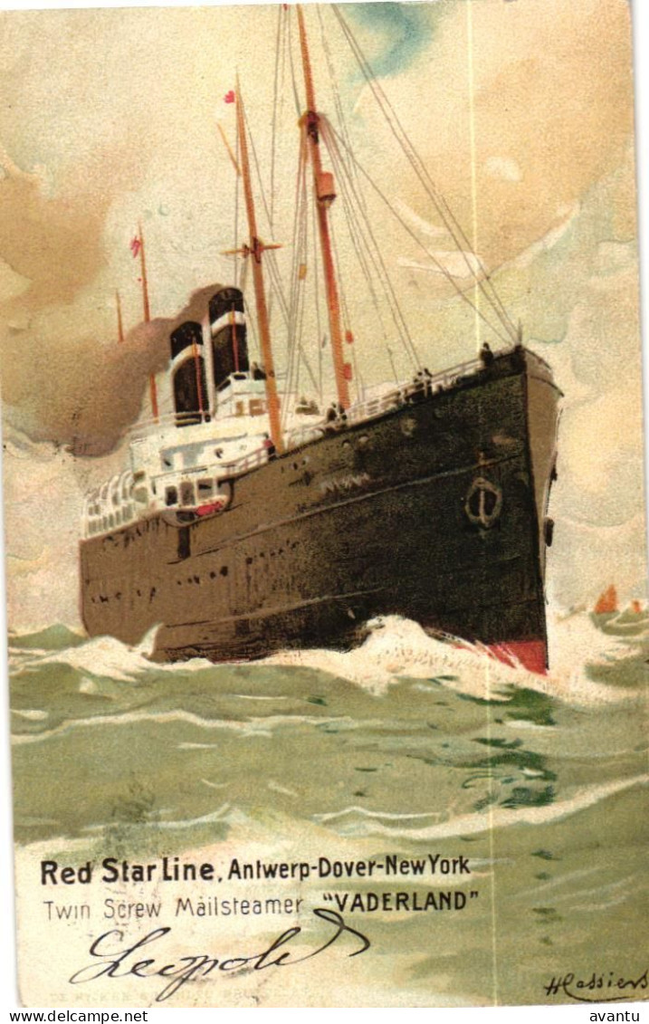 RED STAR LINE / MAILSTEAMER VADERLAND - Handel