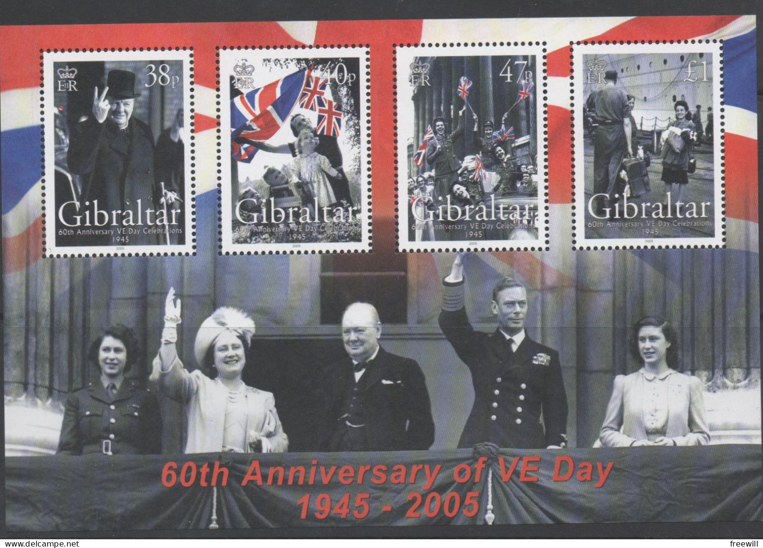 Gibraltar  V-Day 1945-2005 XXX - Gibraltar
