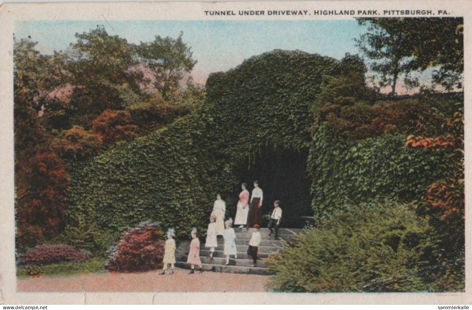 93445 - USA - Pittsburgh - Highland Park, Tunnel Under Driveway - 1924 - Pittsburgh