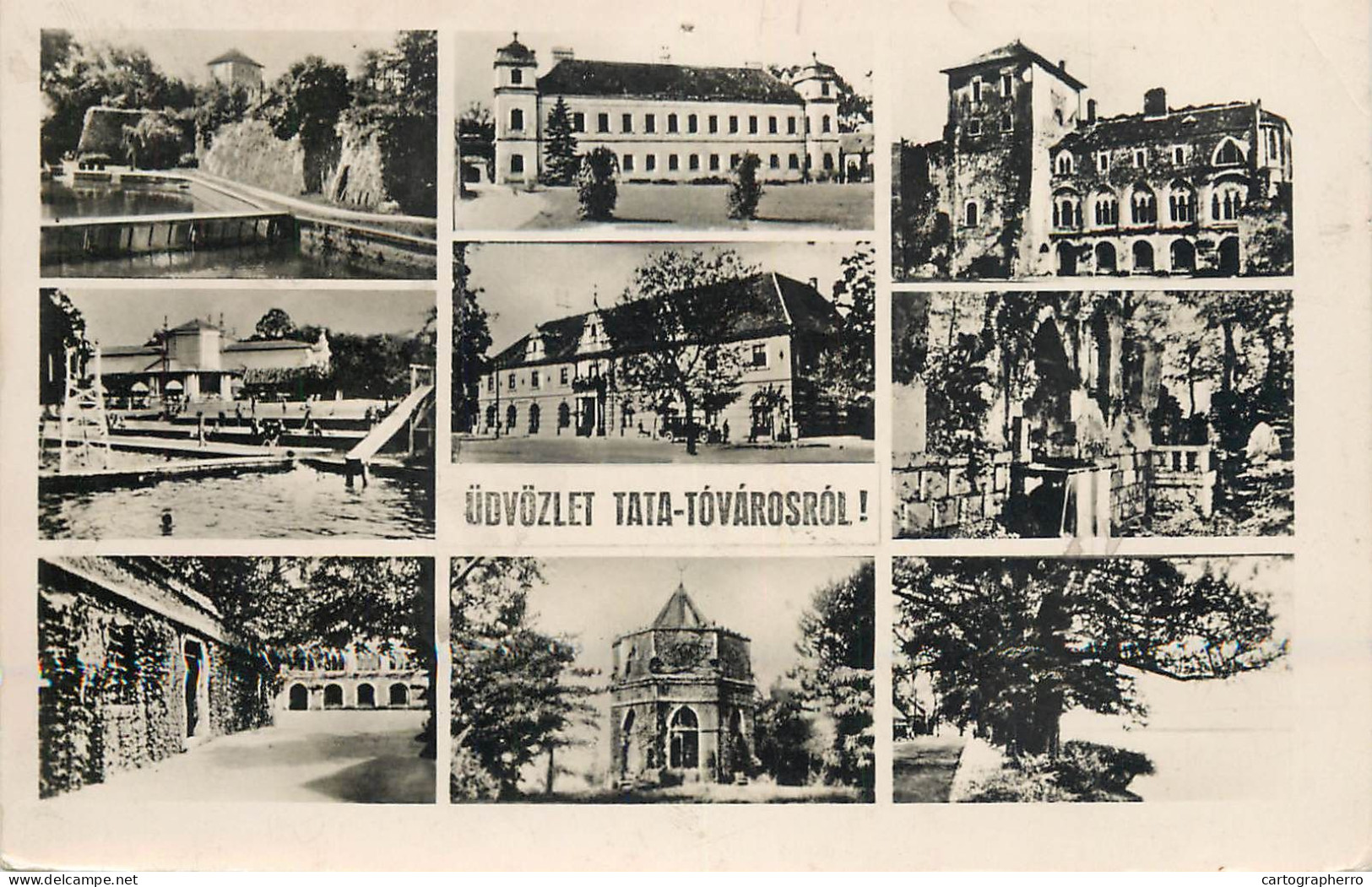 Postcard Hungary Udvozlet Tata Tovarosrol - Hongrie