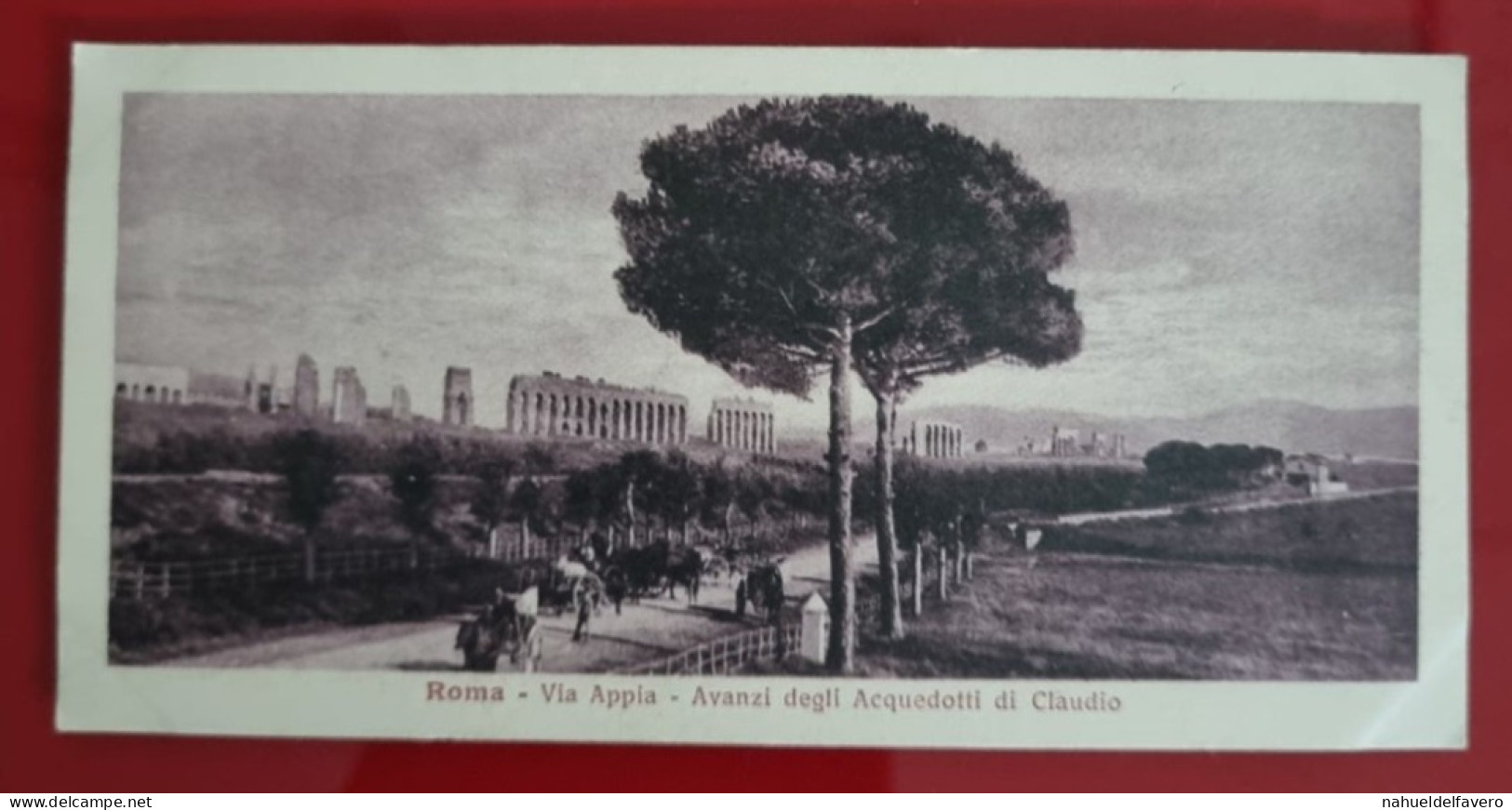 Carta Postale Non Circulée - 14 Cm X 7 Cm - ITALIA - ROMA - VIA APPIA - AVANZI DELIO ACQUEDOTTI DI CLAUDIO - Piazze