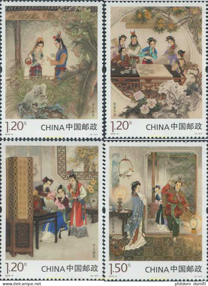 608894 MNH CHINA. República Popular 2018 CLASICOS DE LA LITERATURA CHINA - Nuevos