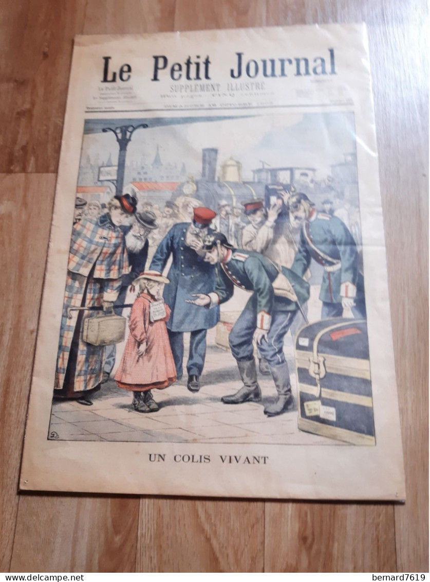 Journal  - Le Petit Journal  -18 Octobre 1902 - Un Colis Vivant-  La Guerre Civile En Colombie - Le Petit Journal