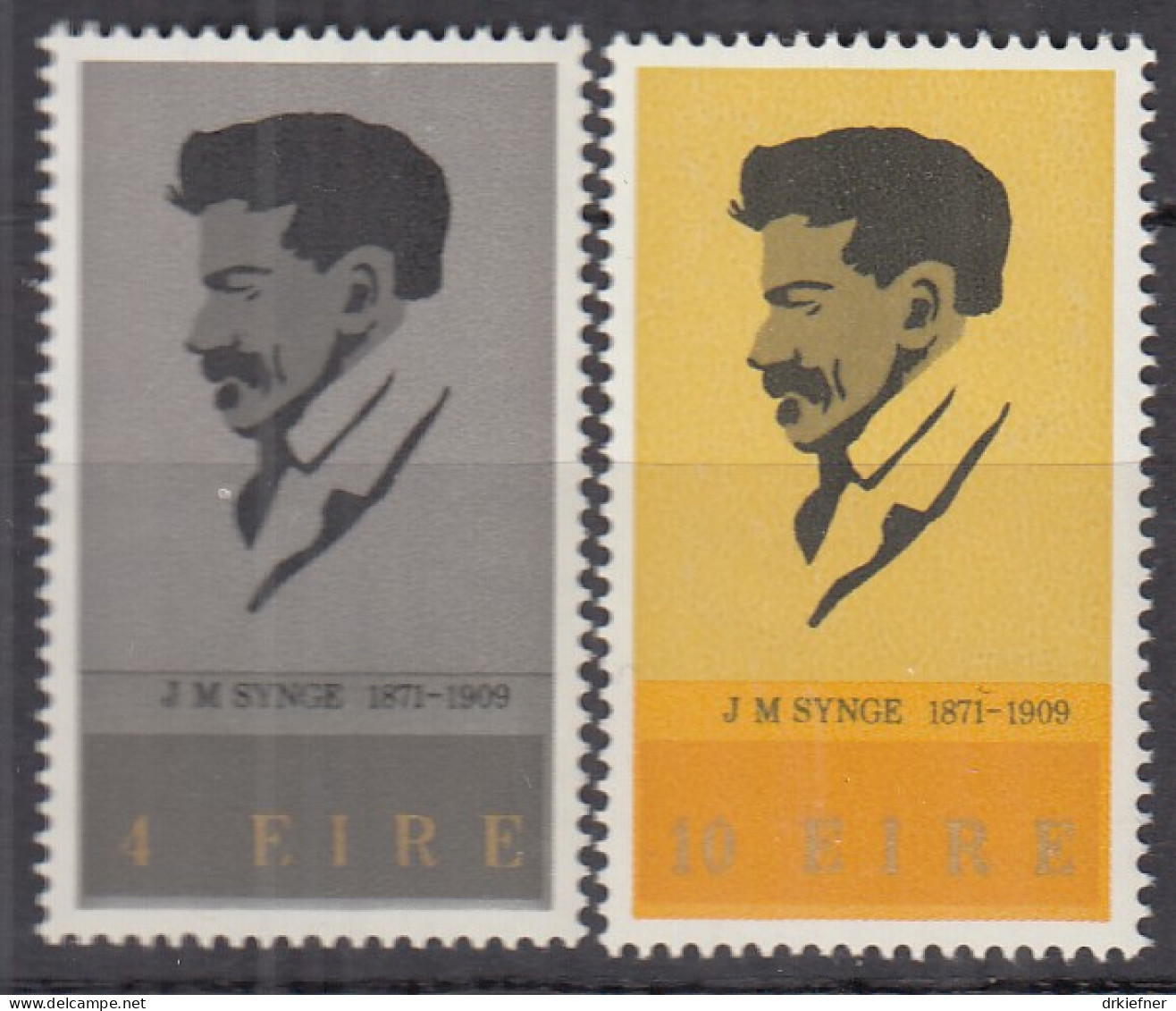 IRLAND  267-268, Postfrisch **, John Millington Synge, 1971 - Nuovi