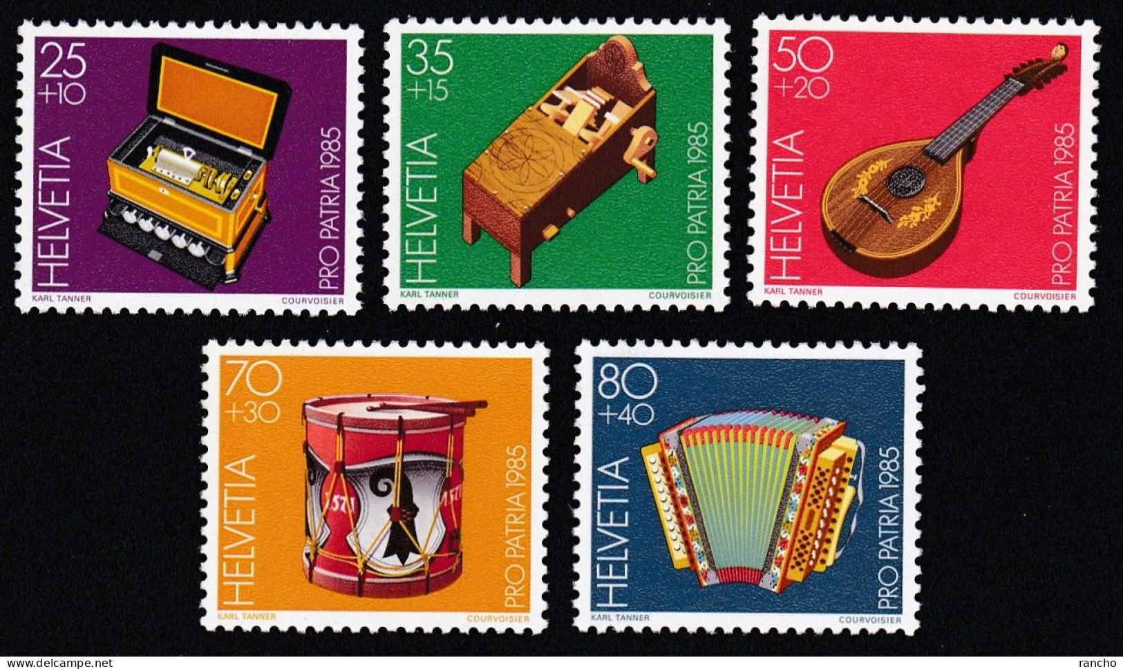 ** PRO/P. 1985 SERIE DE COLLECTION TIMBRES NEUFS C/.S.B.K. Nr:B206/10. Y&TELLIER Nr:1225/29. MICHEL Nr:1296/1300.** - Nuovi