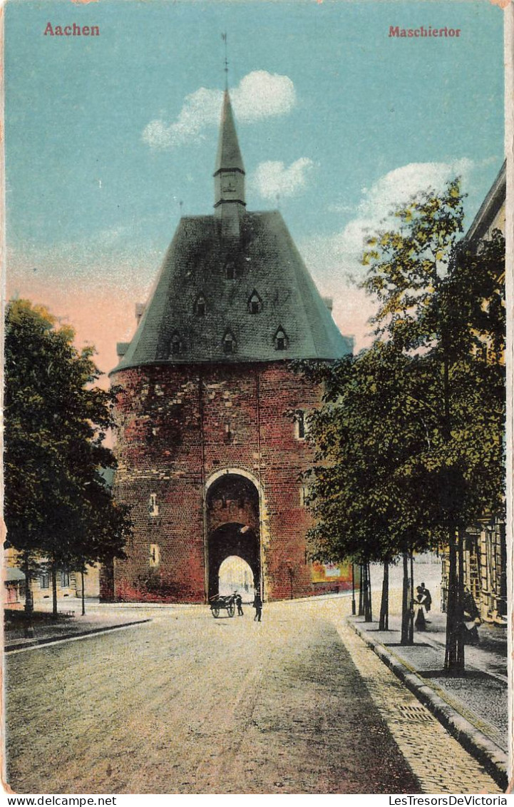 ALLEMAGNE - Aachen - Maschiertor - Vue Générale - Animé - Colorisé - Carte Postale Ancienne - Aachen