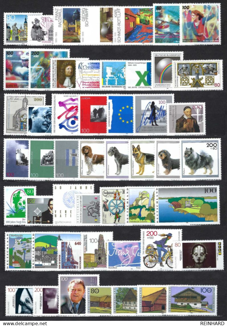 BUND Komplettjahrgang 1995 Postfrisch - Siehe 2 Bilder - Unused Stamps
