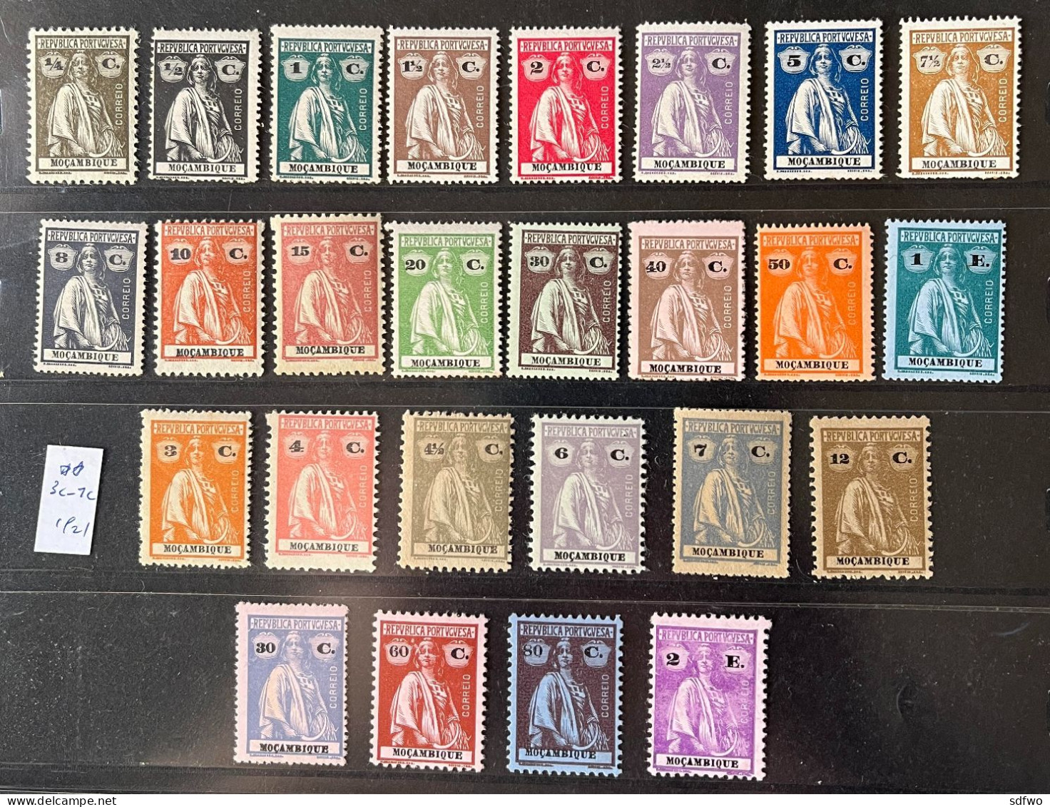 (T4) Mozambique - 1914 To 26 Ceres Issue - MNH / MH - Mozambique