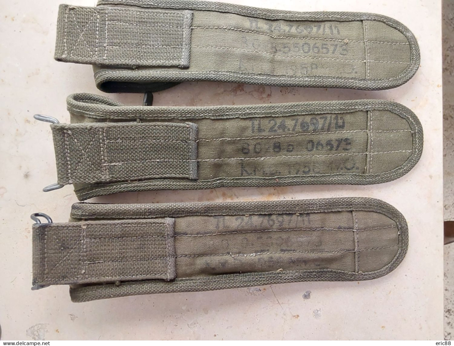 Lot De 3 Pochettes Pour Nécessaire De Nettoyage Carabine USm1 Vides - Armes Neutralisées