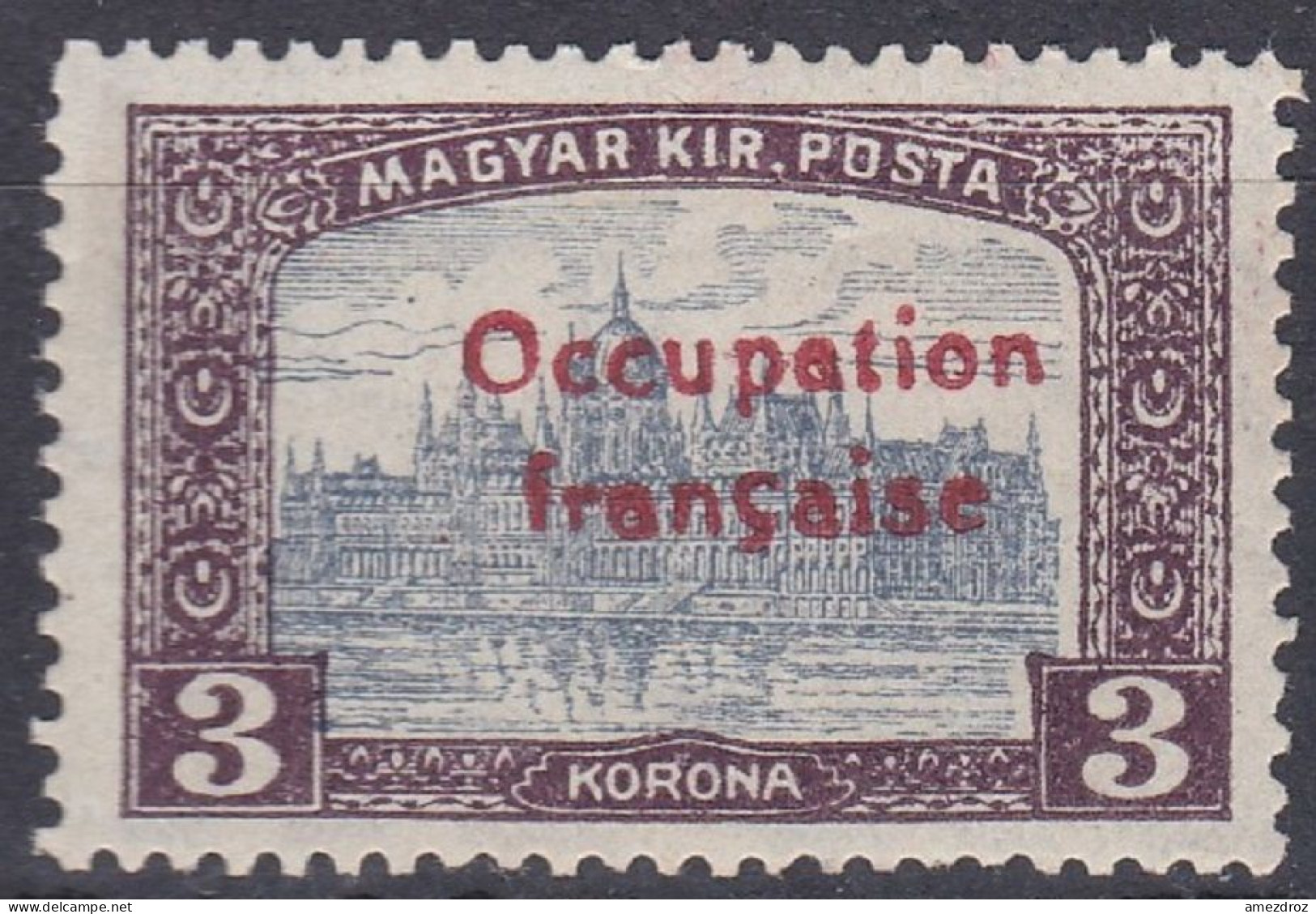 Arad Hongrie 1919 Mi 23 * Surcharge Rouge Palais Du Gouverneur   (A14) - Nuovi