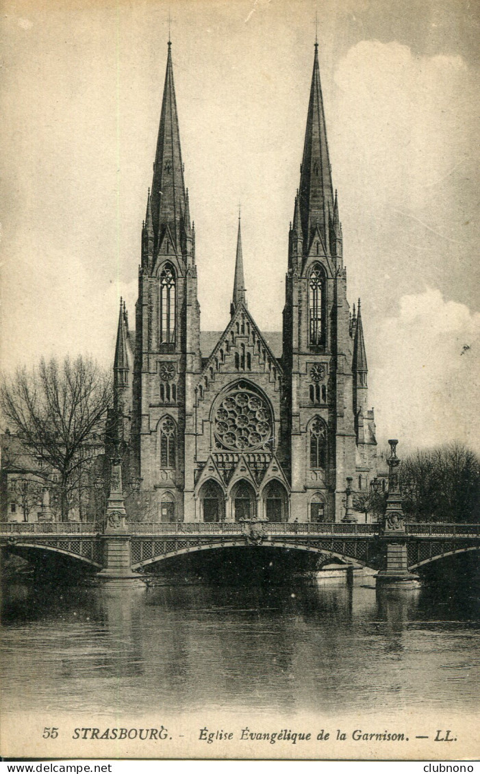 CPA - STRASBOURG - EGLISE EVANGELIQUE DE LA GARNISON - Strasbourg