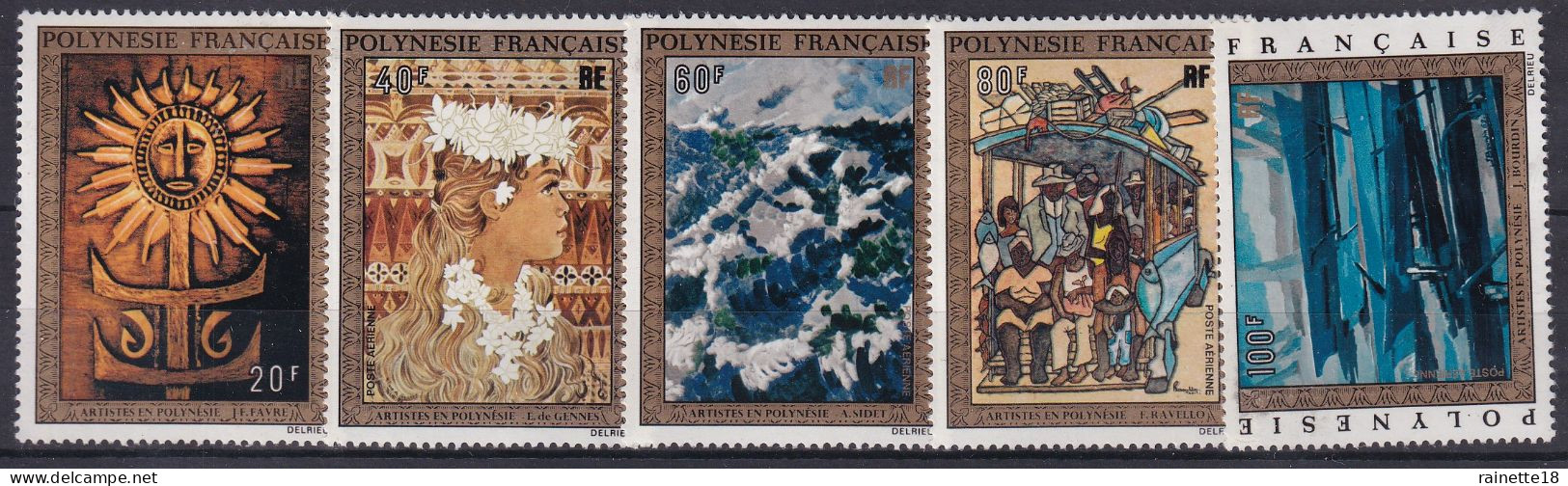 Polynésie Française        PA  77/81 ** - Unused Stamps