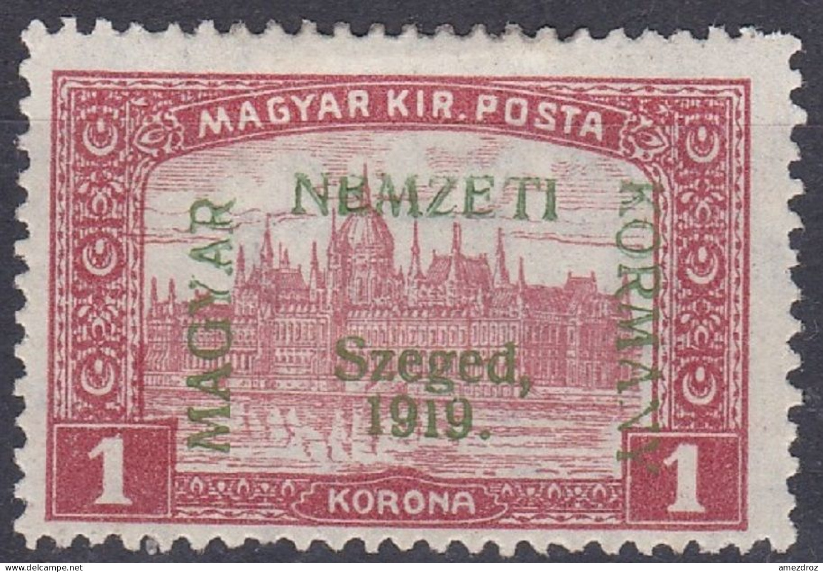 Hongrie Szeged 1919 Mi 16 * Palais Du Gouverneur   (A14) - Szeged