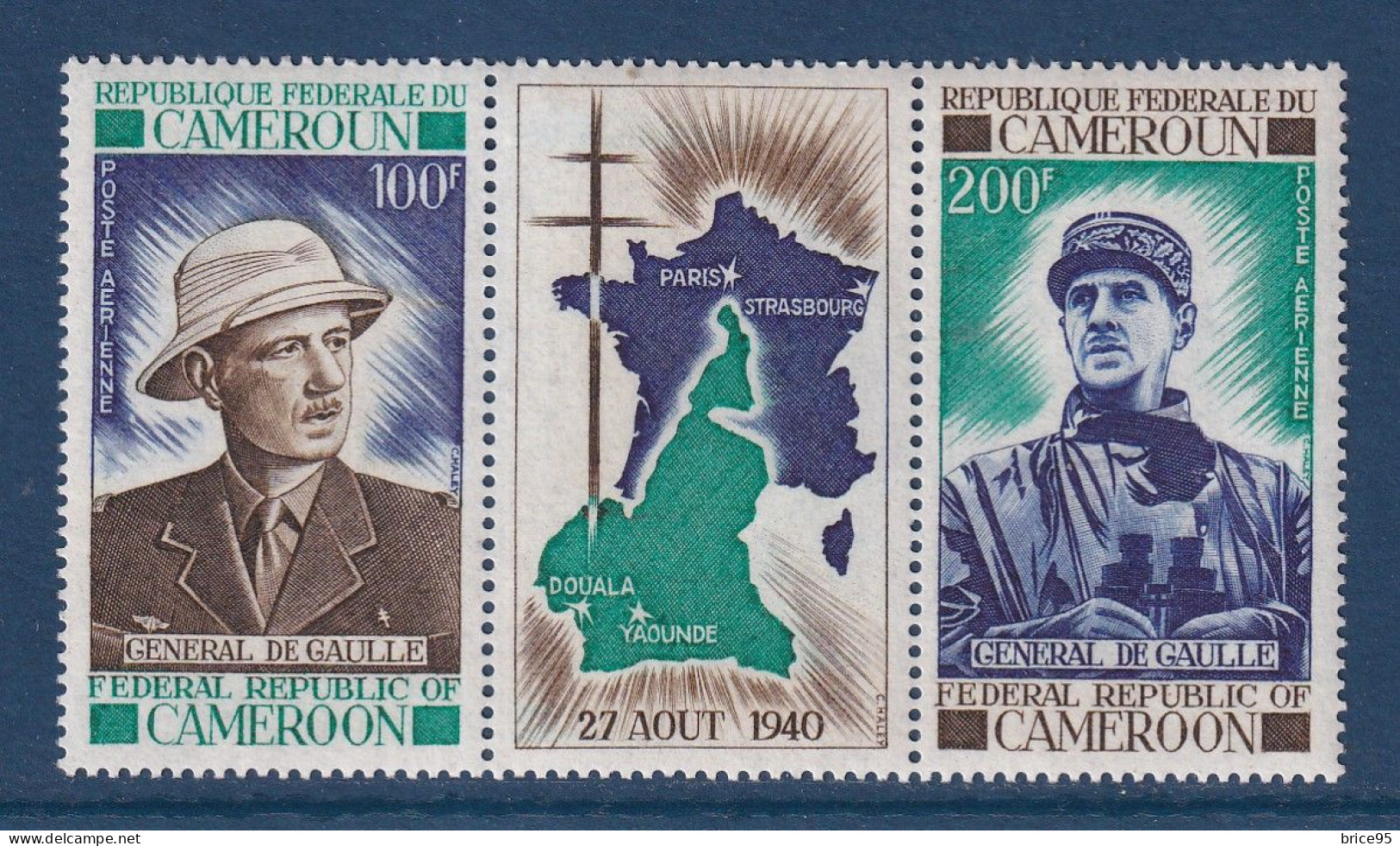 Cameroun - YT PA N° 164 à 165 A ** - Neuf Sans Charnière - Poste Aérienne - 1970 - Poste Aérienne