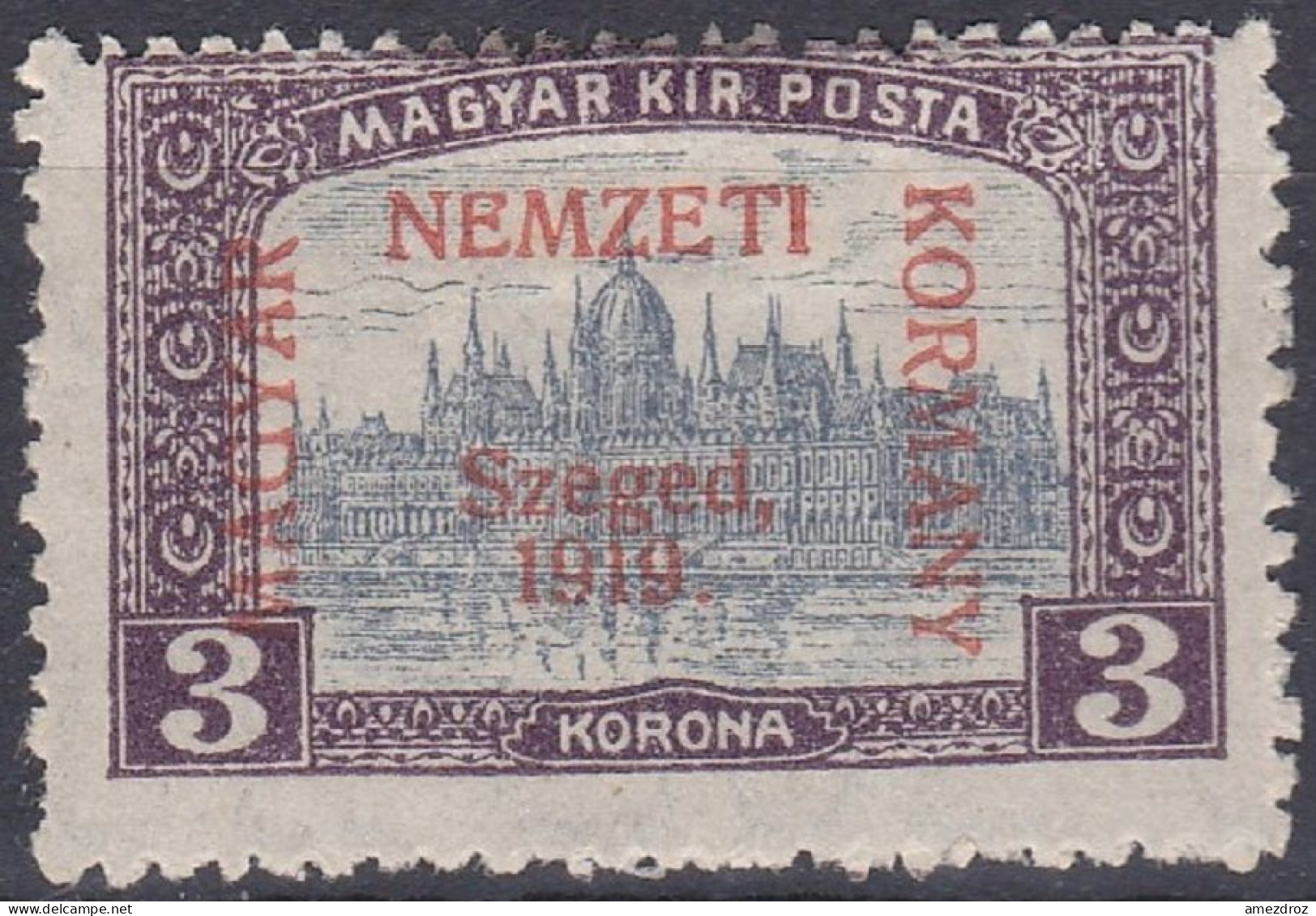 Hongrie Szeged 1919 Mi 18 * Palais Du Gouverneur  (A14) - Szeged