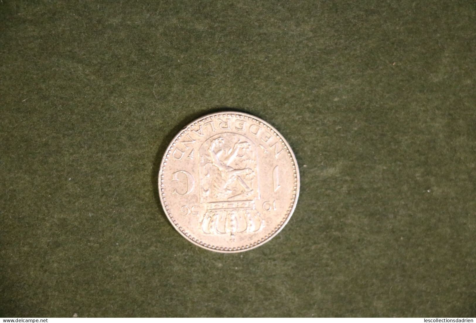 Pièce En Argent Des Pays-Bas 1 Gulden 1956  - Dutch Silver Coin/1 - 1948-1980: Juliana