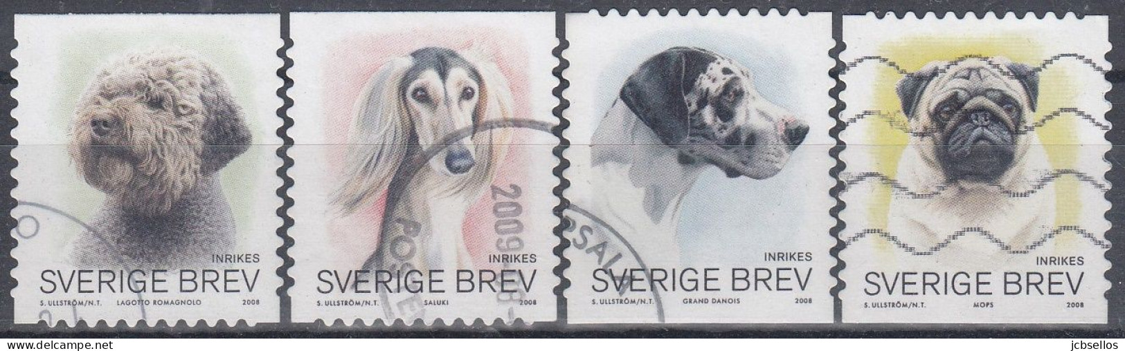 SUECIA 2008 Nº 2600/03 USADO - Used Stamps