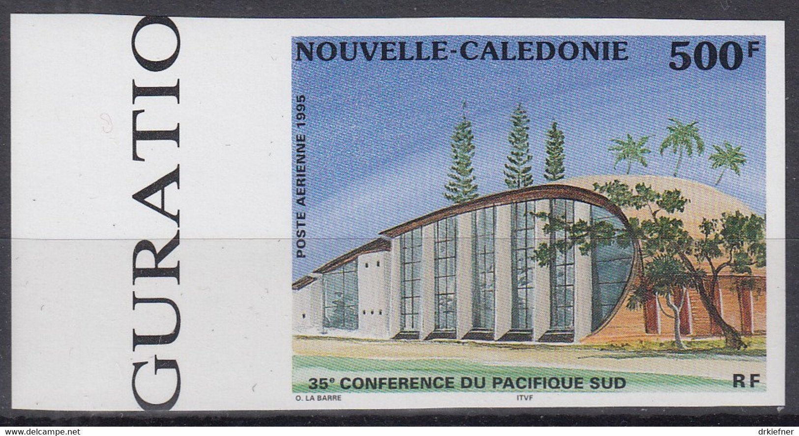 NEUKALEDONIEN  1053, Postfrisch **, Geschnitten, 35. Konferenz Der Südpazifik-Kommission, Nouméa, 1995 - Ongebruikt