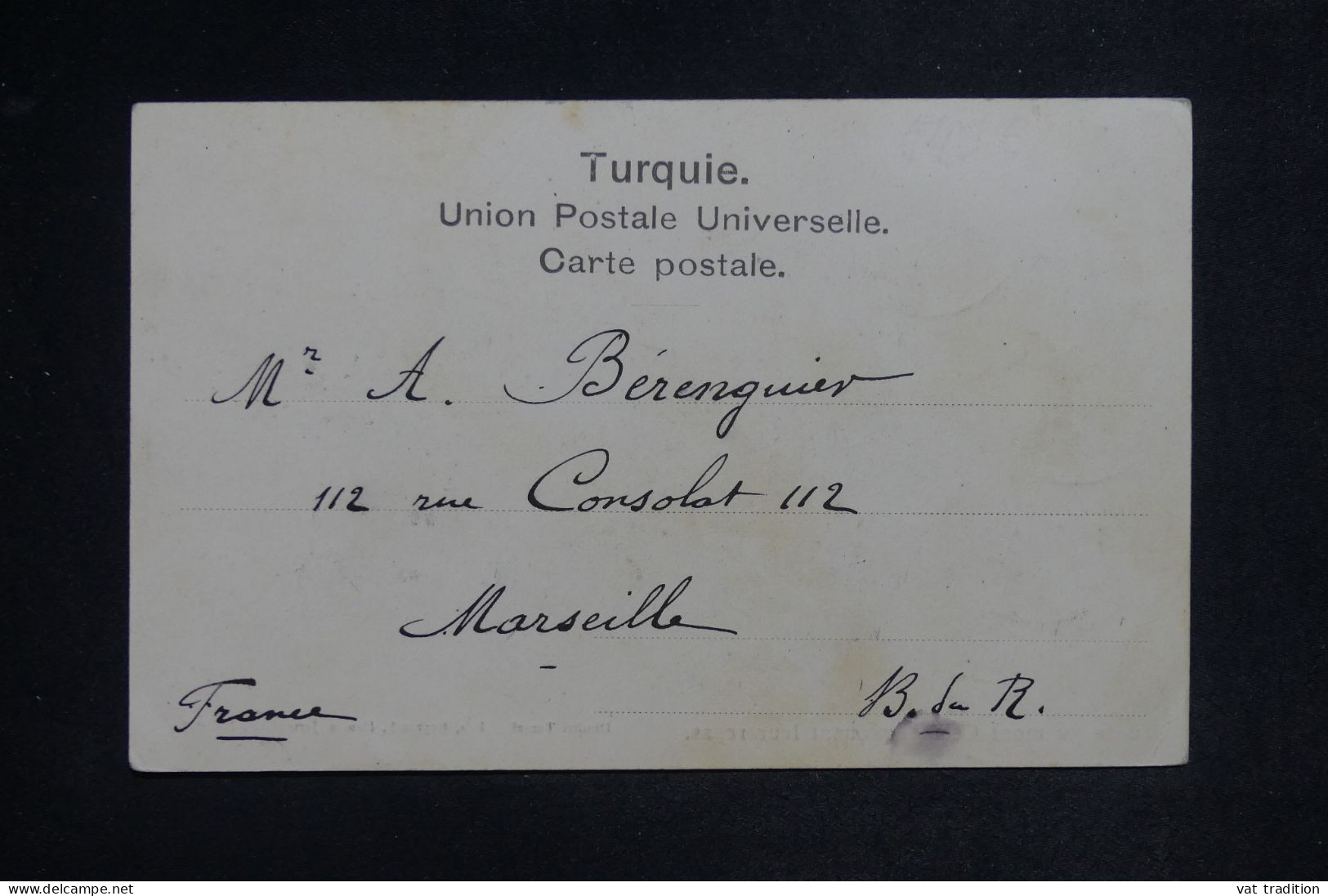 LEVANT FRANÇAIS - Affranchissement Blanc De Jérusalem Sur Carte Postale Pour Marseille En 1906 - L 151863 - Lettres & Documents