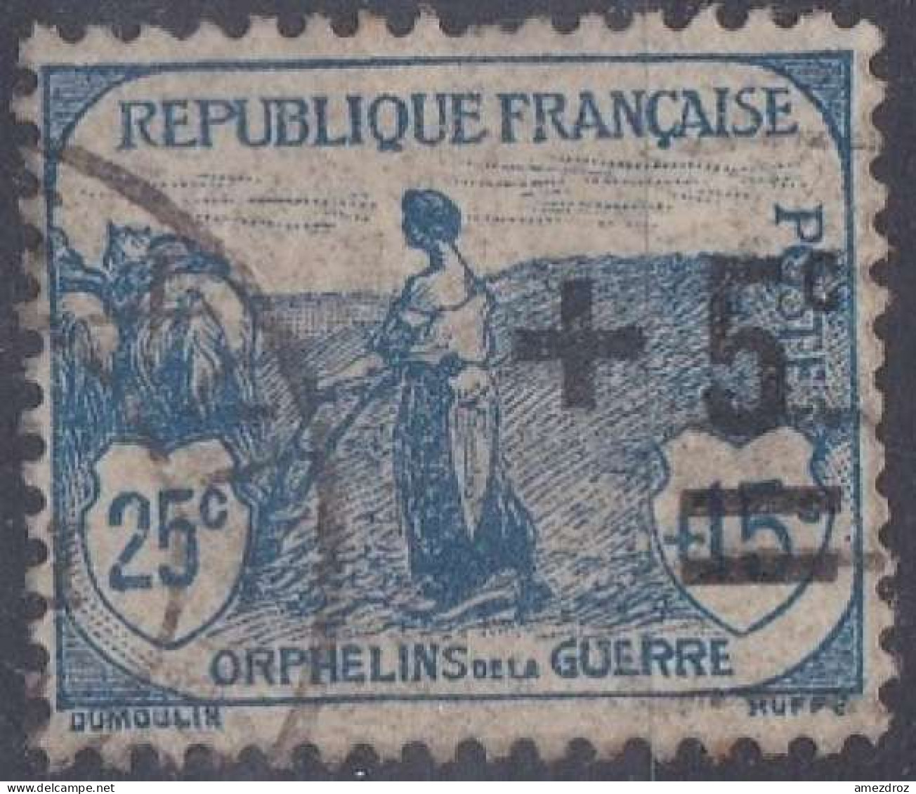 France 1922 N° 165 Au Profit Des Orphelins De Guerre (H42) - Oblitérés