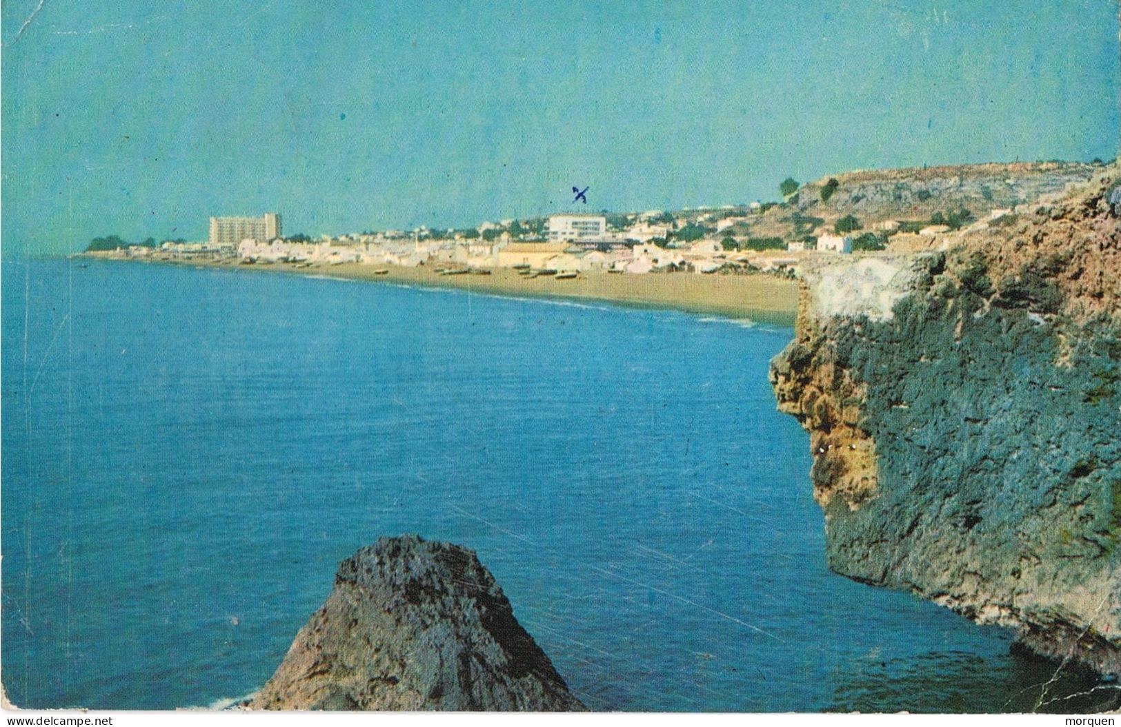 54796. Postal TORREMOLINOS (Malaga) 1961. Vista De Malaga Y La Costa Del Sol - Cartas & Documentos