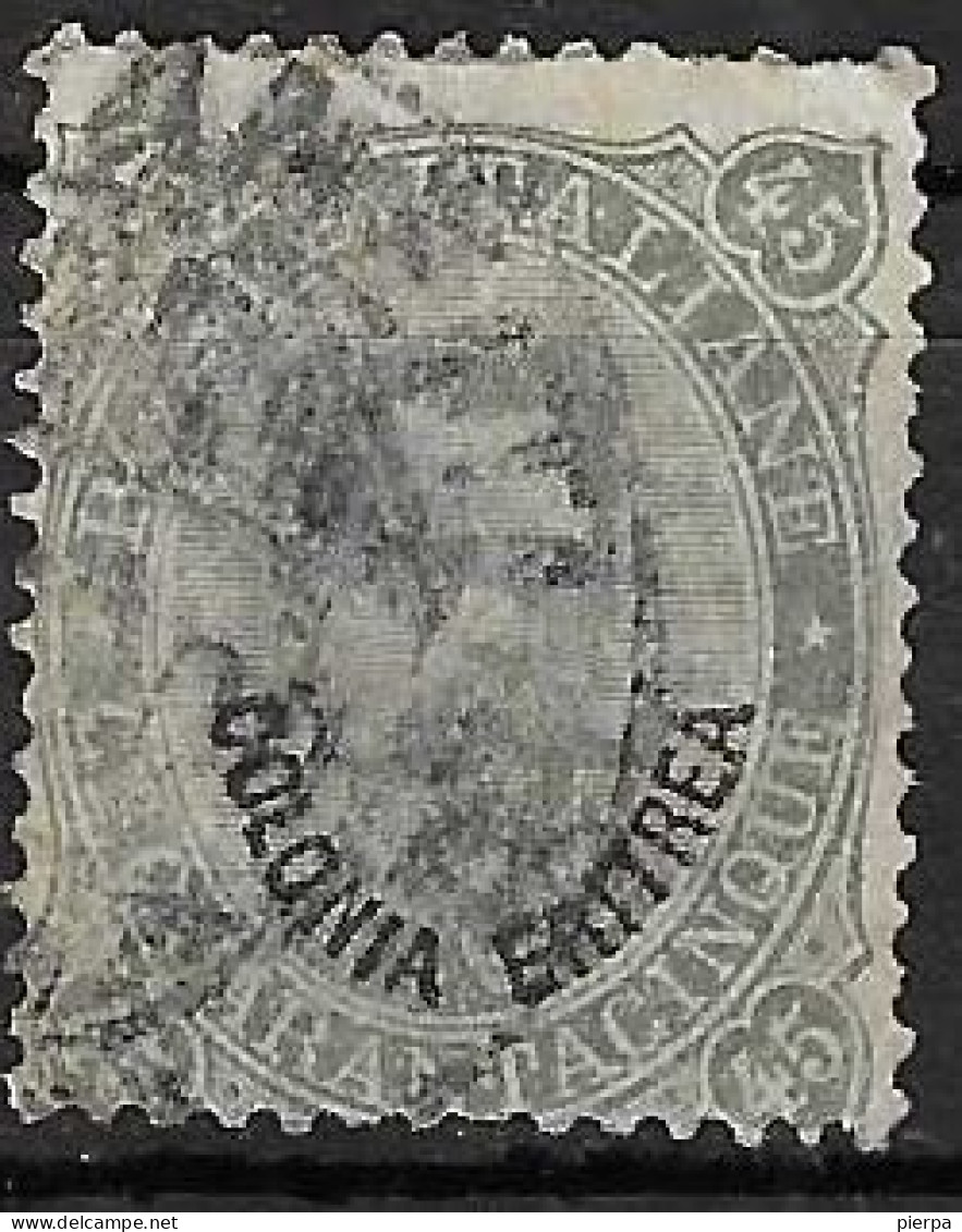 ERITREA - 1893 - UMBERTO - C. 45 - USATO (YVERT 8- MICHEL 8 - SS 8) - Eritrea