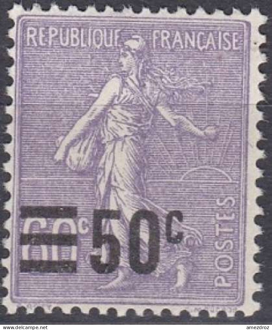 France 1926-1927 N° 223 NMH ** Semeuse Fond Ligné (H38) - 1903-60 Semeuse A Righe