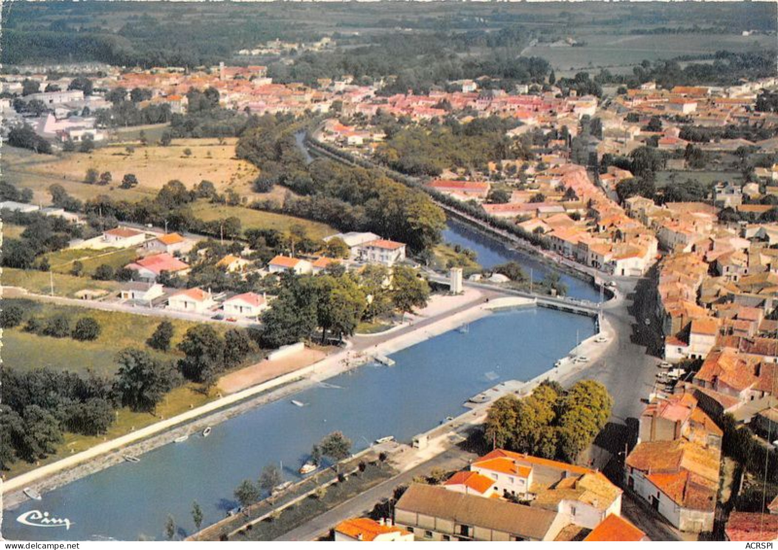 SAUJON Vue Aerienne 29(scan Recto-verso) MA1219 - Saujon