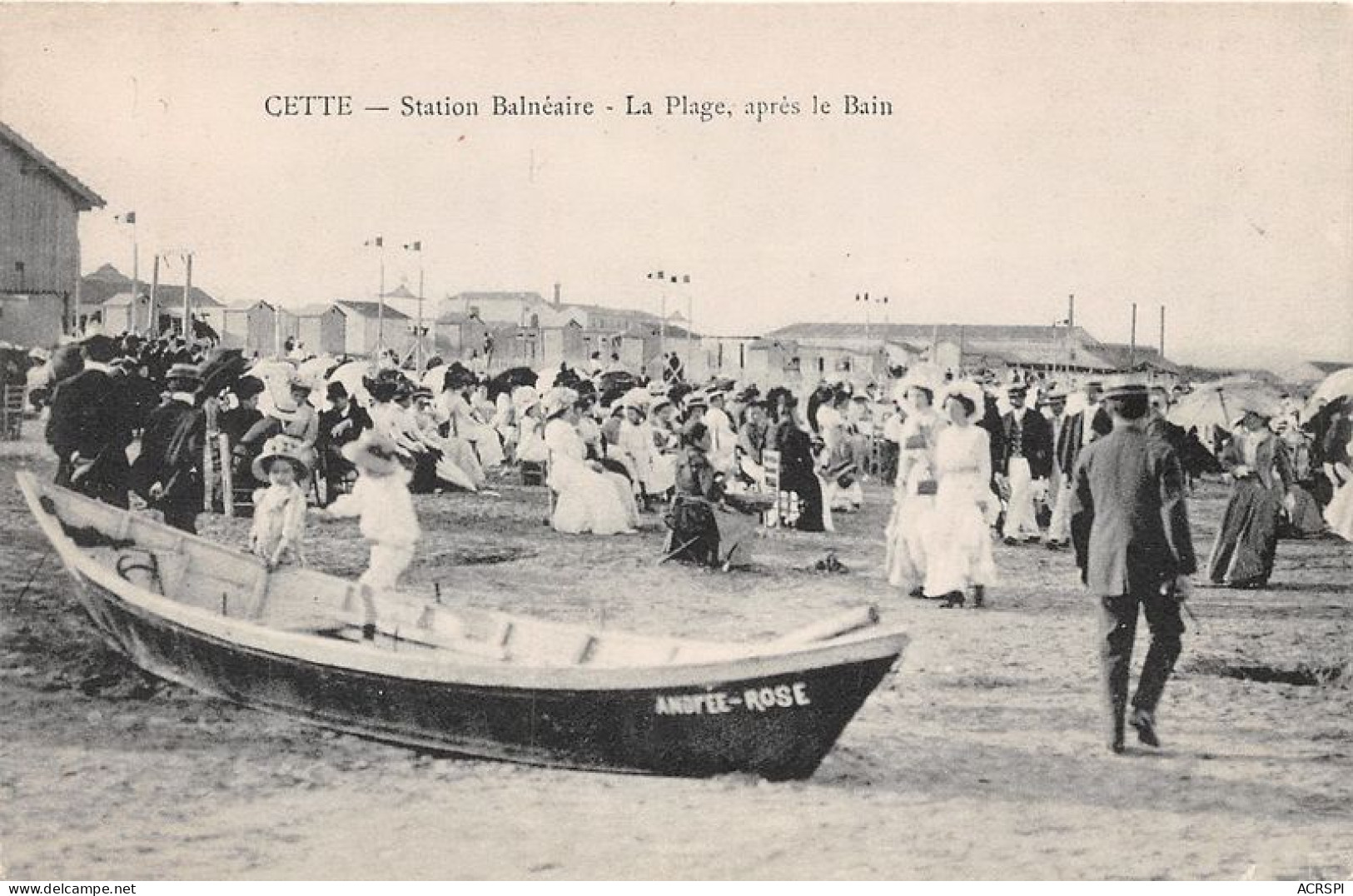 CETTE Station Balneaire La Plage Apres Le Bain 26(scan Recto-verso) MA1218 - Sete (Cette)