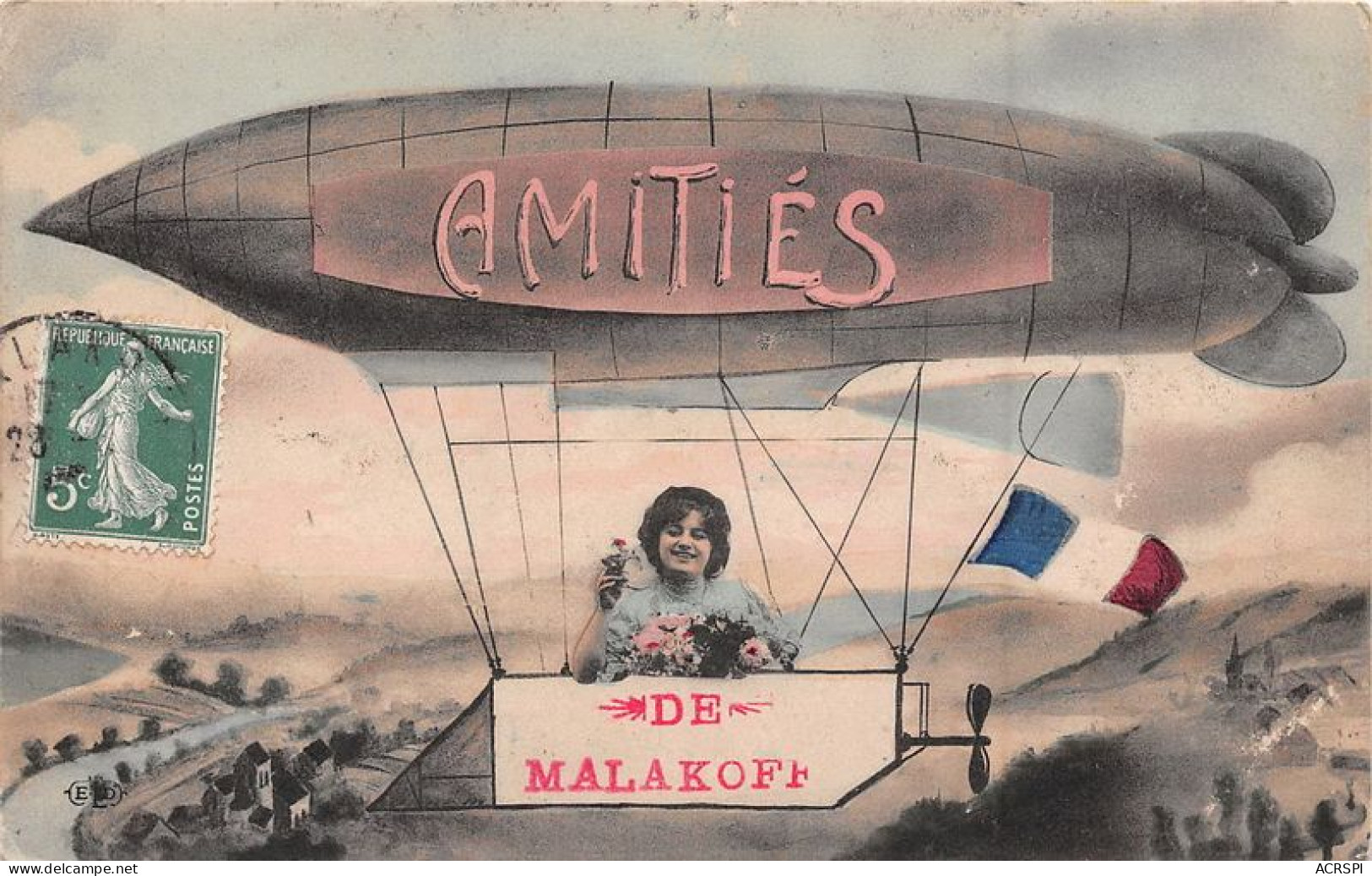 Amities De MALAKOFF 11(scan Recto-verso) MA1216 - Malakoff