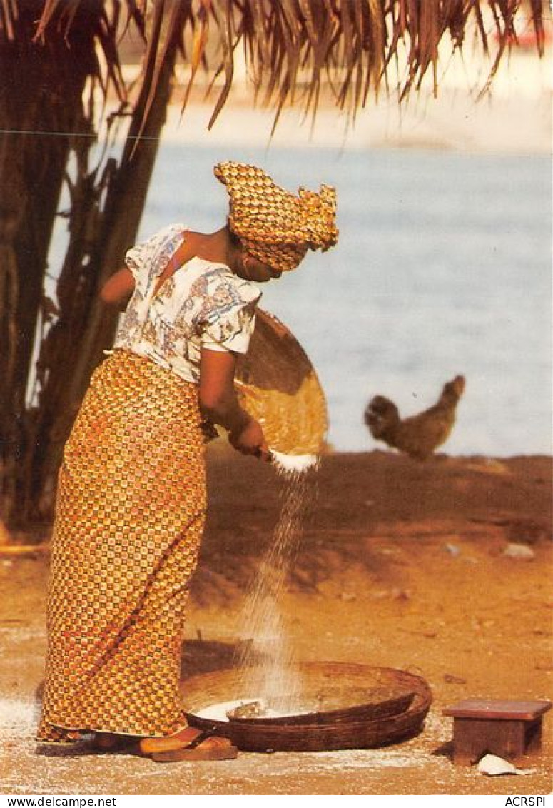 Republique De COTE D IVOIRE Jeune Femme Ivoirienne 22(scan Recto-verso) MA1212 - Côte-d'Ivoire