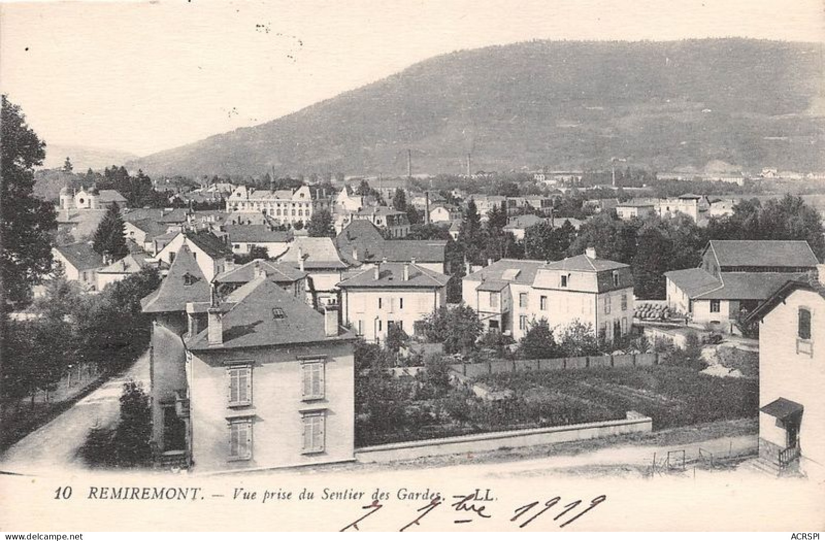 REMIREMONT Vue Prise Du Sentier Des Gardes 22(scan Recto-verso) MA1210 - Remiremont