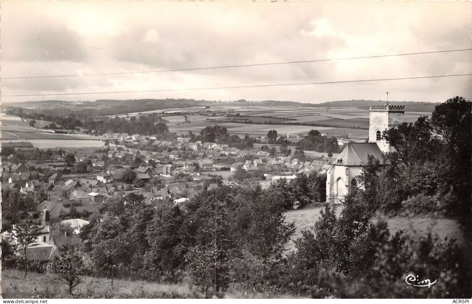 HOUDAIN Vue Panoramique 8(scan Recto-verso) MA1210 - Houdain